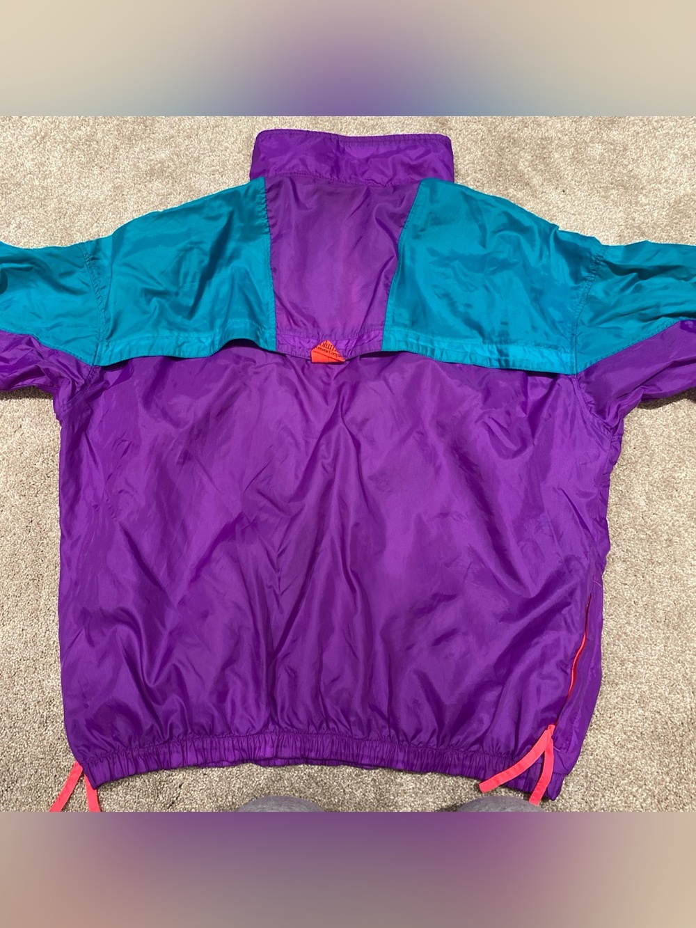 Vintage Columbia Sportswear 90s Color Block Pullover Windbreaker 1/2 Zip Men’s L - Picture 2 of 9